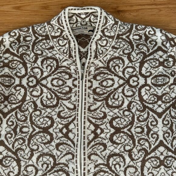 Peruvian Link Women's Monterey Cardigan Sz Small Alpaca Collection Camel Cozy - Picture 7 of 11